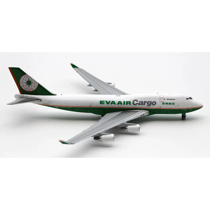 Avión coleccionable de aleación XX4188, regalo JC Wings 1:400 Eva Air Cargo Boeing B747-400(BDSF), modelo de avión fundido a presión, B-16406 con soporte