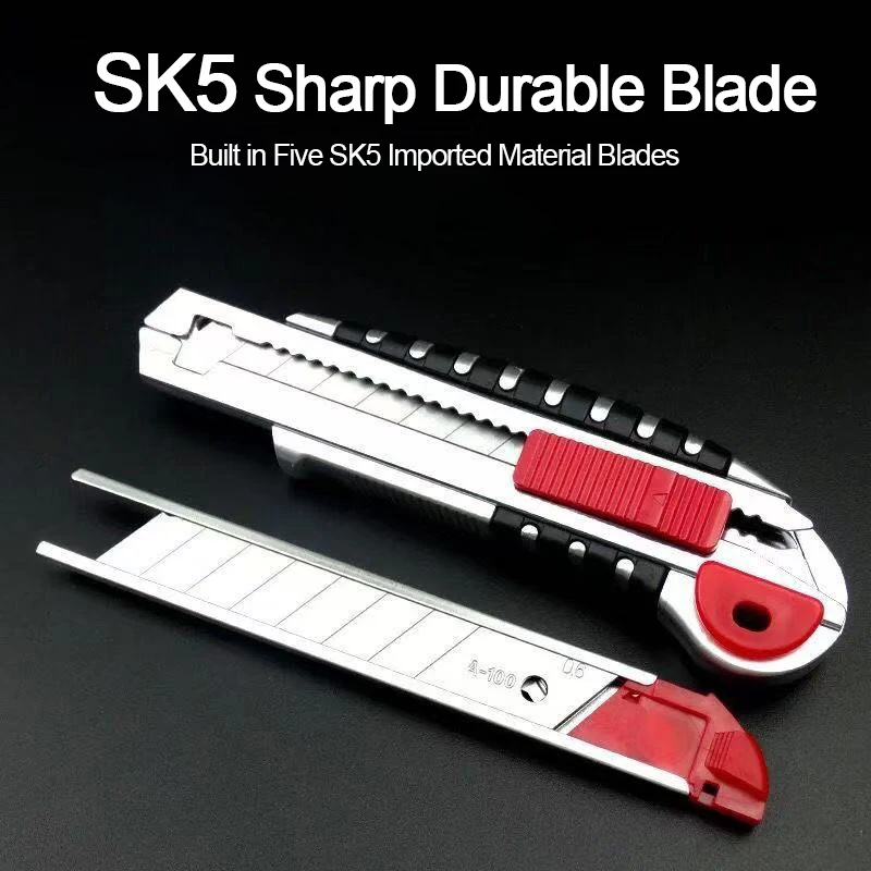 5 سلسلة الفن سكين 18mm الثقيلة لاصق سكين كبير خمسة سلسلة خلفية سكين قطع الورق سكين #2