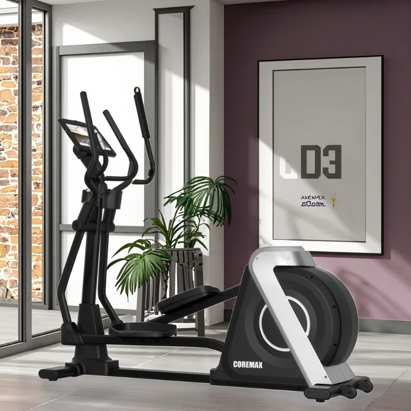 

2025 Professional Commercial Gym Elliptical Machine - Android Touch Screen Rear-Mounted Flywheel with Pulse Monitoring