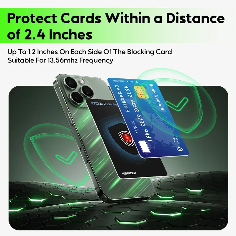 New Generation RFID Blocking Light Cards Contactless NFC Debit Credit Card Passport Protector Blocker Set Smart Anti-theft