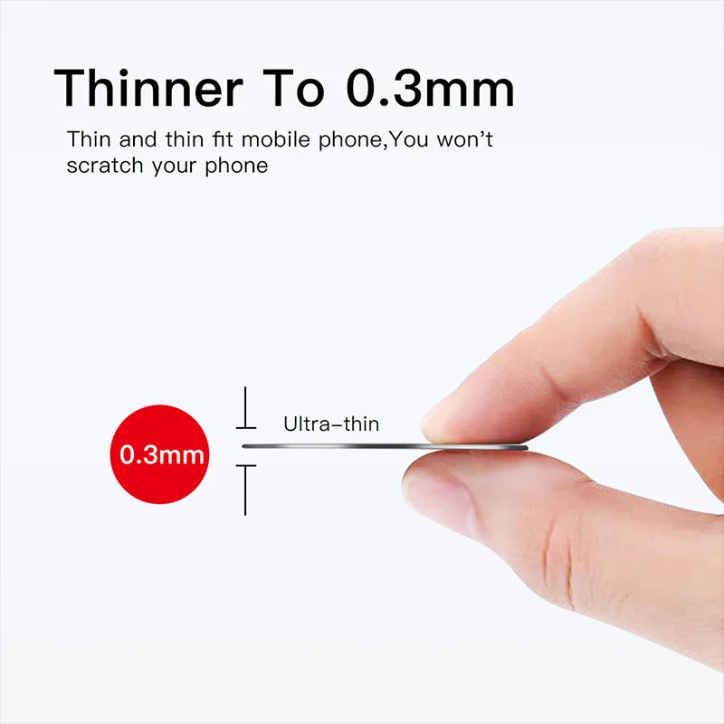 10PCS Magnetic Metal Plate for Car Phone Holder Universal Iron Sheet Disk Sticker Mount Mobile Phone Magnet Stand for iPhone - náhled 5