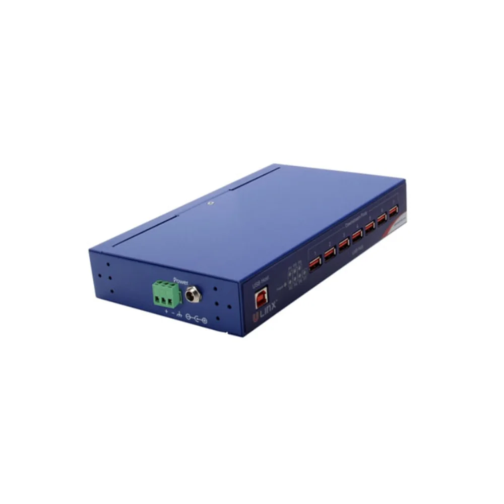 

Advantech ULI-417I 7 Port Metal Enclosure High Retention USB Connector Industrial Grade USB 2.0 Hub