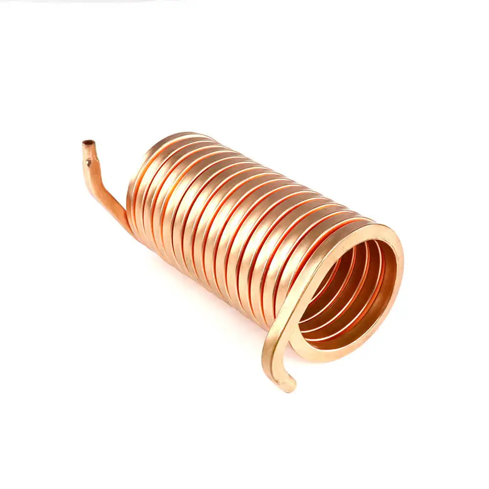 Factory Customized Copper bend Pipe for Air Conditioner Round Heat Sink