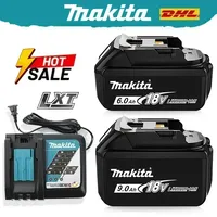 original Makita battery 18V 6.0Ah makita replacement tool battery, replacing Makita BL1830 BL1850B BL1860B power tool battery