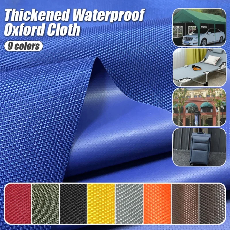 1680D Thicken Heavy PVC Coated Oxford Outdoor Fabric Waterproof Sun-proof Durable Double-strand Oxford Cloth For Diy Tent Awning
