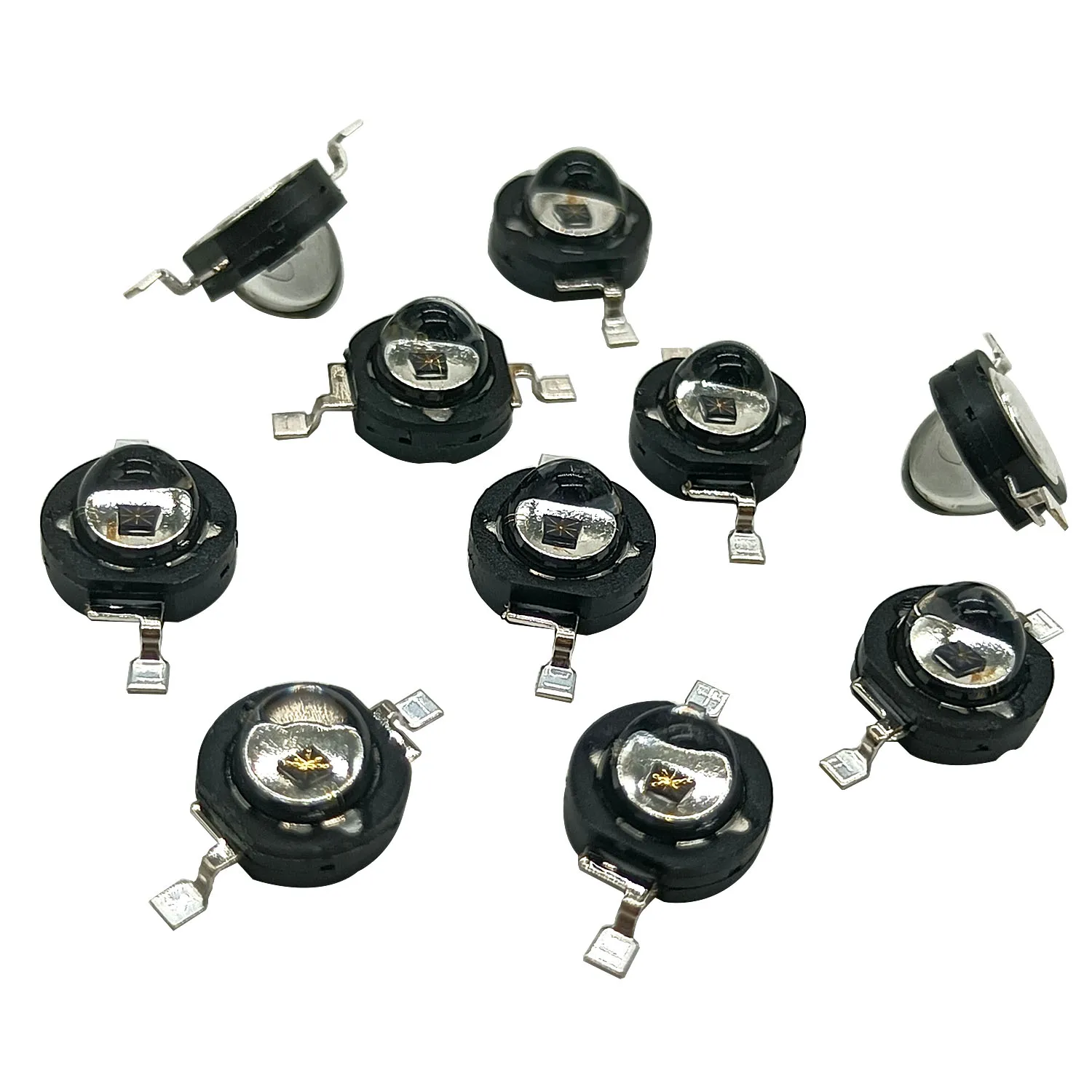 3W Infrared High Power Led Chips IR 850nm 940nm with Lens 60/120 Angle LEDs Camera Security Light Monitor CCTV Led Light Beads