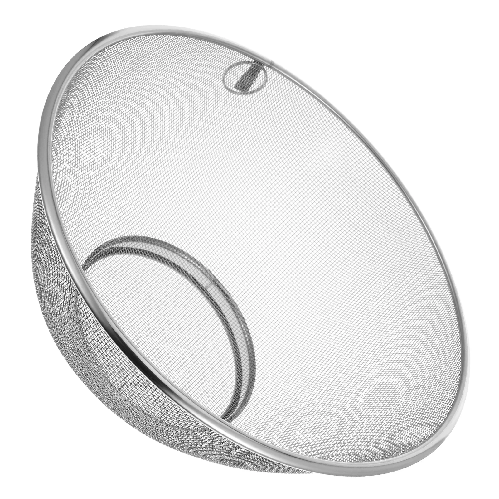 Stainless Steel Mesh Strainer for Kitchen Fruit Vegetable Draining Basket Fine Mesh Rice Washer Lasting