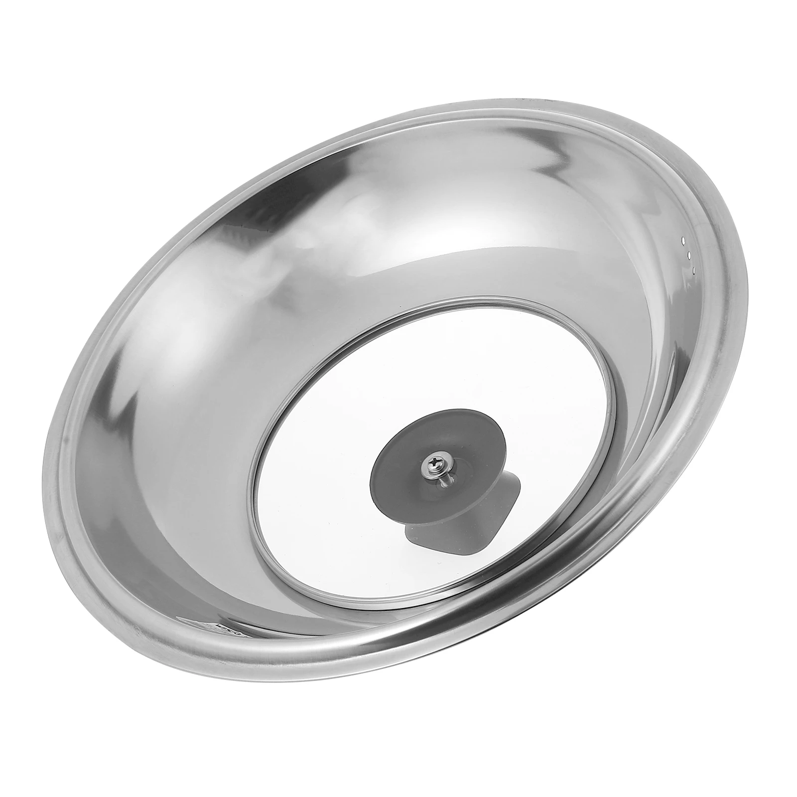 

Stainless Steel Cookware Lid Thickened Material Explosion Proof Drop Proof Visible Glass Universal Pot Lid Cookware Cover