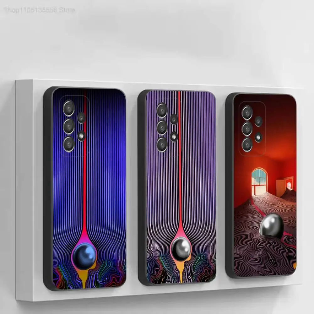 T-tame I-impala C-Currents Black Soft Protective Case For Samsung Galaxy S26 S25 S24 S23 S22 30 21 10 9 Ultra Plus Lite FE
