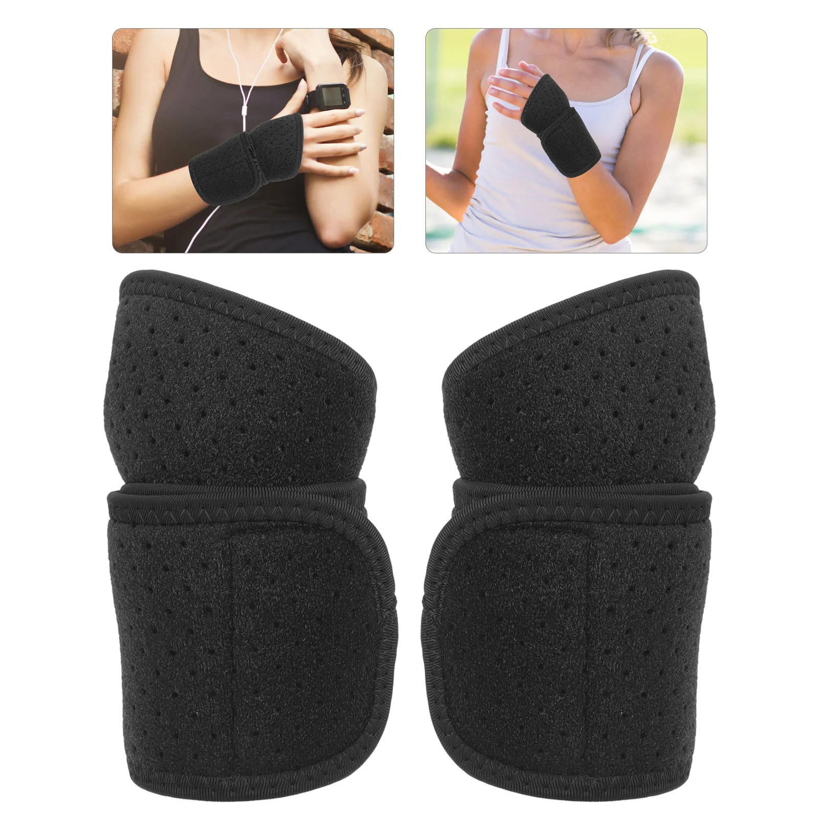 

1Pair Wrist Support Brace Women Sports Wrist Brace Breathable Lightweight Carpal Tunnel Protection Hand Support