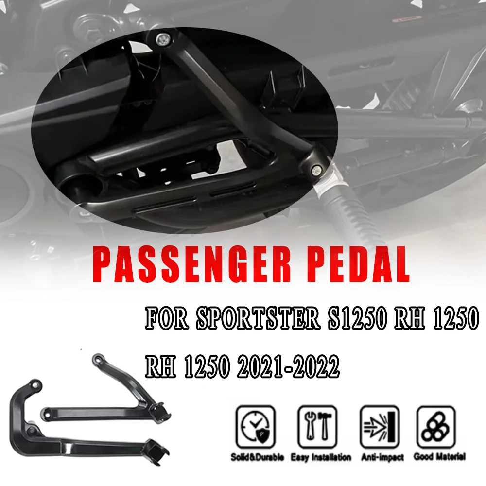 

Подходит для нового спортивного автомобиля Harley S 1250 RH1250 RH 1250 2021 2022 S 1250RH1250S, установка гвоздей для пассажира, браслет для педали