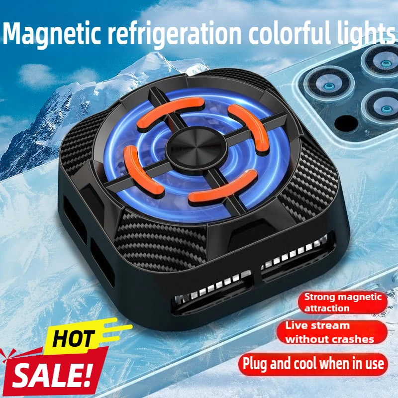 

New Phone Heat Sink X79 Magnetic Semiconductor X94 Live Streaming Phone Heat Sink Gaming and Competitive Warmer