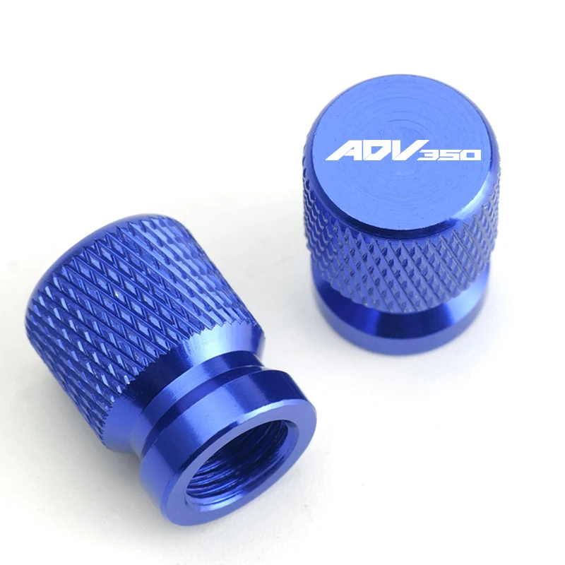 لهوندا ADV350 ADV 350 2021-2023 صمام الإطارات المعدنية منفذ الهواء الجذعية غطاء قبعات 2 قطعة اكسسوارات الدراجات النارية يغطي محكم