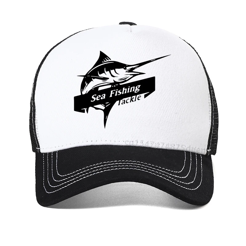 

Fashion Men's Sea Fishing hat summer Breathable Casual Baseball Cap 3D Fish Print Hip hop hats men outdoors fishing Luya caps