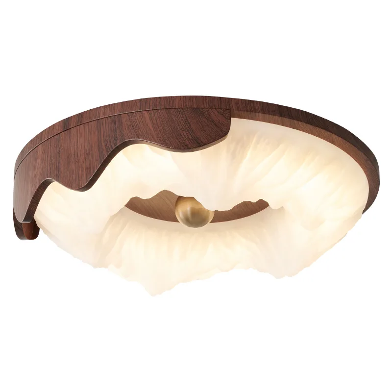 Medieval, walnut color, master bedroom, ceiling lamp, personality, creativity, warmth, study