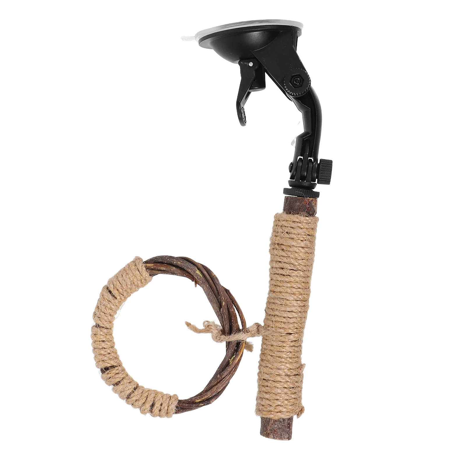 

Parrot Perch Stand Suction Cup Design Attractive Appearance Easy Installation Suitable All Sizes Birds Cage Accessories