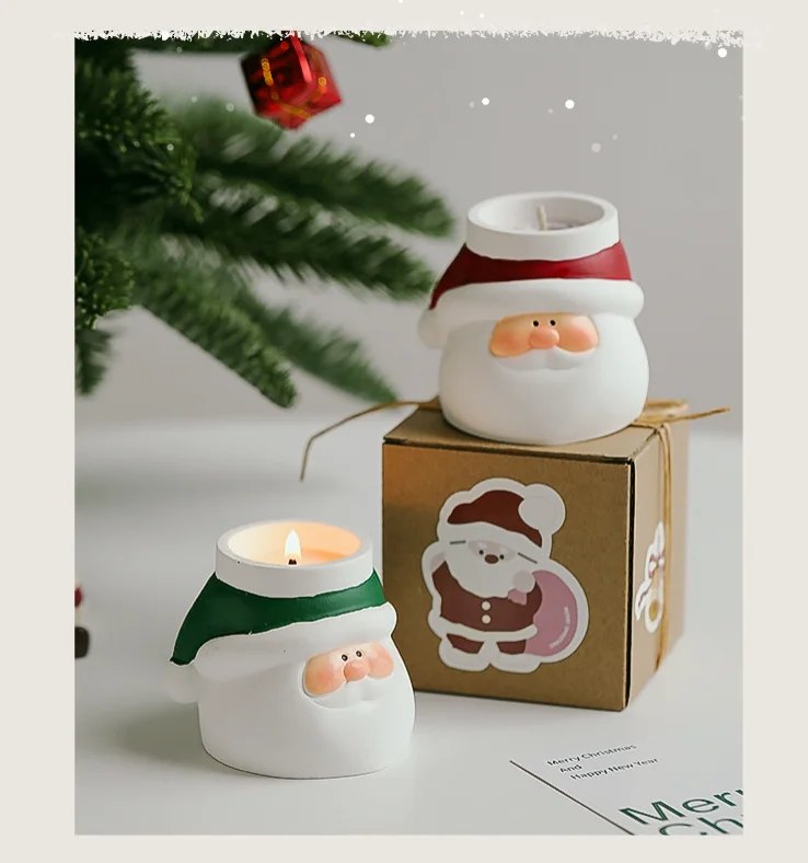 CS2A8SWPAB Christmas decorations, ornaments, creative souvenirs, cross-border gifts, handmade Santa Claus aromatherapy candles