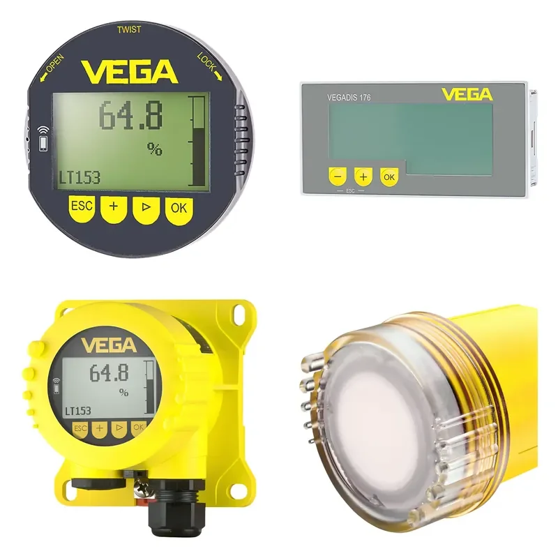 100% Original Plicscom Plastic Pluggable Display Adjustment Module Signal Conditioning for VEGABAR Series 50/60/80