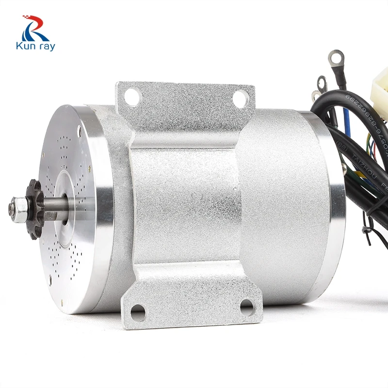 KUNRAY Electric Scooter Motor, BLDC, E-Bike, Mid Drive Motors, High-Speed Go Karts, Two Wheel, 48V, 1500W, 1600W