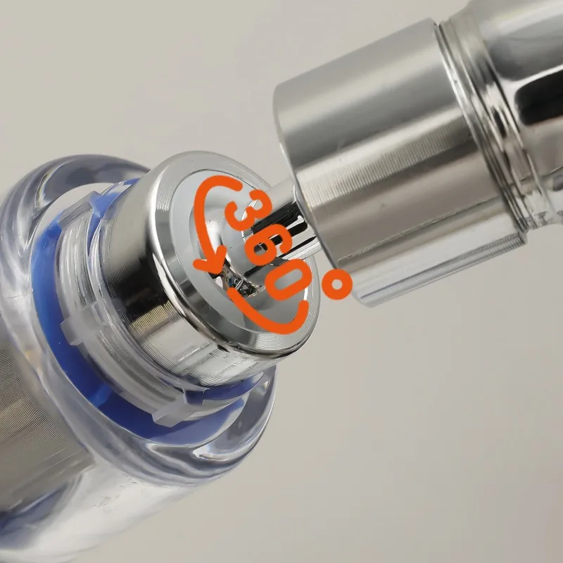 Faucet Splash-proof Universal Joint Universal Faucet Adapter 360 Rotation Faucet Filter with Cotton Filter Home Kitchen Gadgets