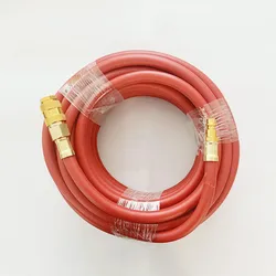 Manguera de goma de aire 12M con 1/4 ''tipo europeo UE macho y hembra conector rápido herramientas de compresor de aire 13x8mm tubo de manguera neumática