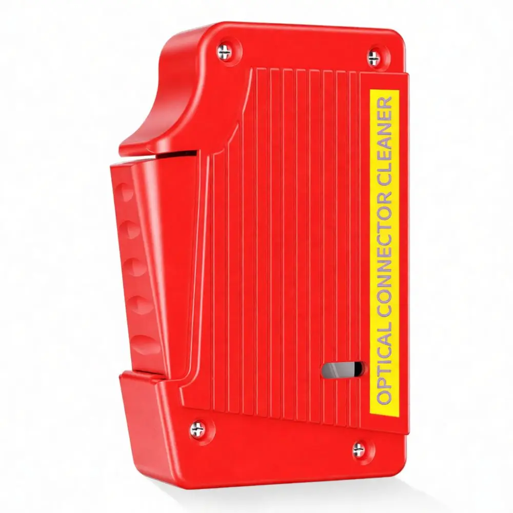 Professional Optical Fiber Connector Cleaner Cassette Style Maintenance Tool For FC SC LC Portable Replaceable Core Kit