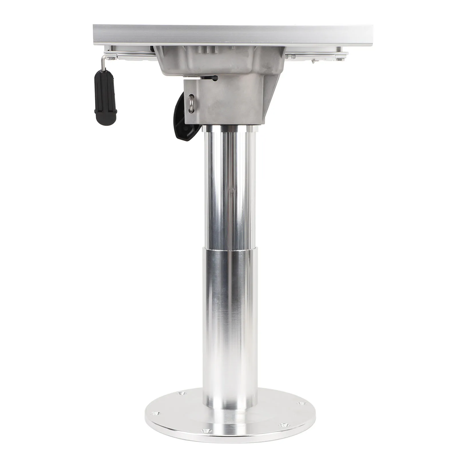 보트 시트 받침대 알루미늄 합금 - 360 °   회전식, 330-480mm 높이 조절 가능 및 탈착식, RV/요트/해양용 내구성 있는 해양용