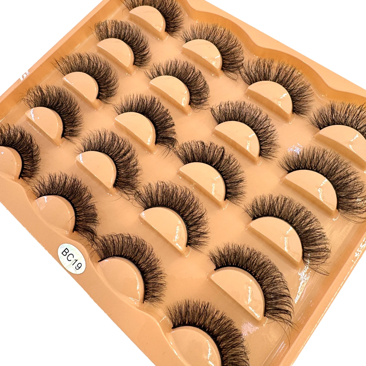 10 Pairs 3D Faux Mink Wispy False Eyelashes