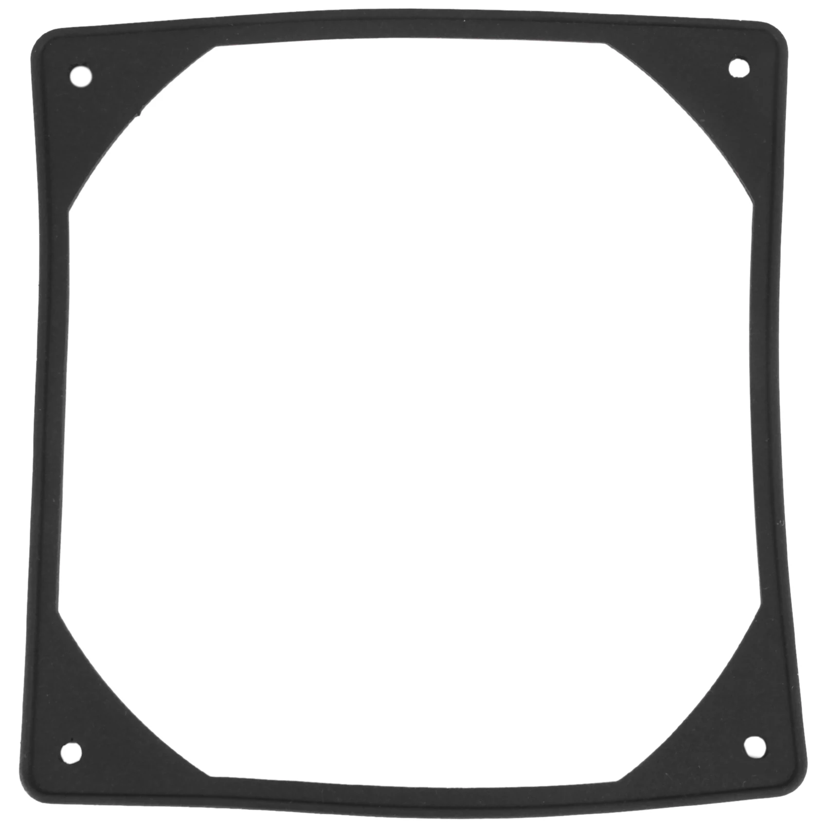 방진 실리콘 선풍기 개스킷 소음 감소 패드, PC 컴퓨터 케이스 선풍기, 140mm, 10 개