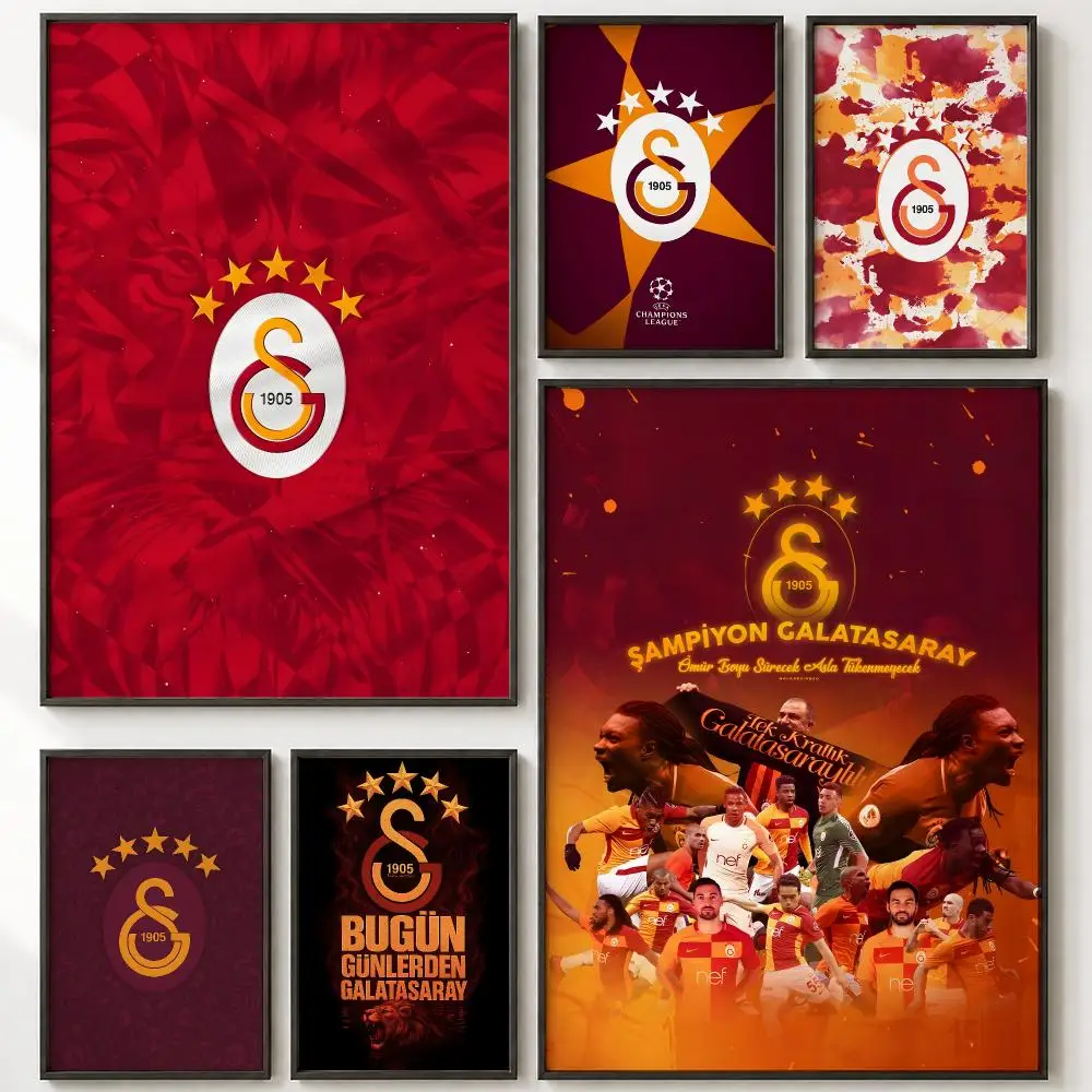 Galatasaray S.K. Football Poster HD poster wall art self-stick no-residue for home cafe office great gift