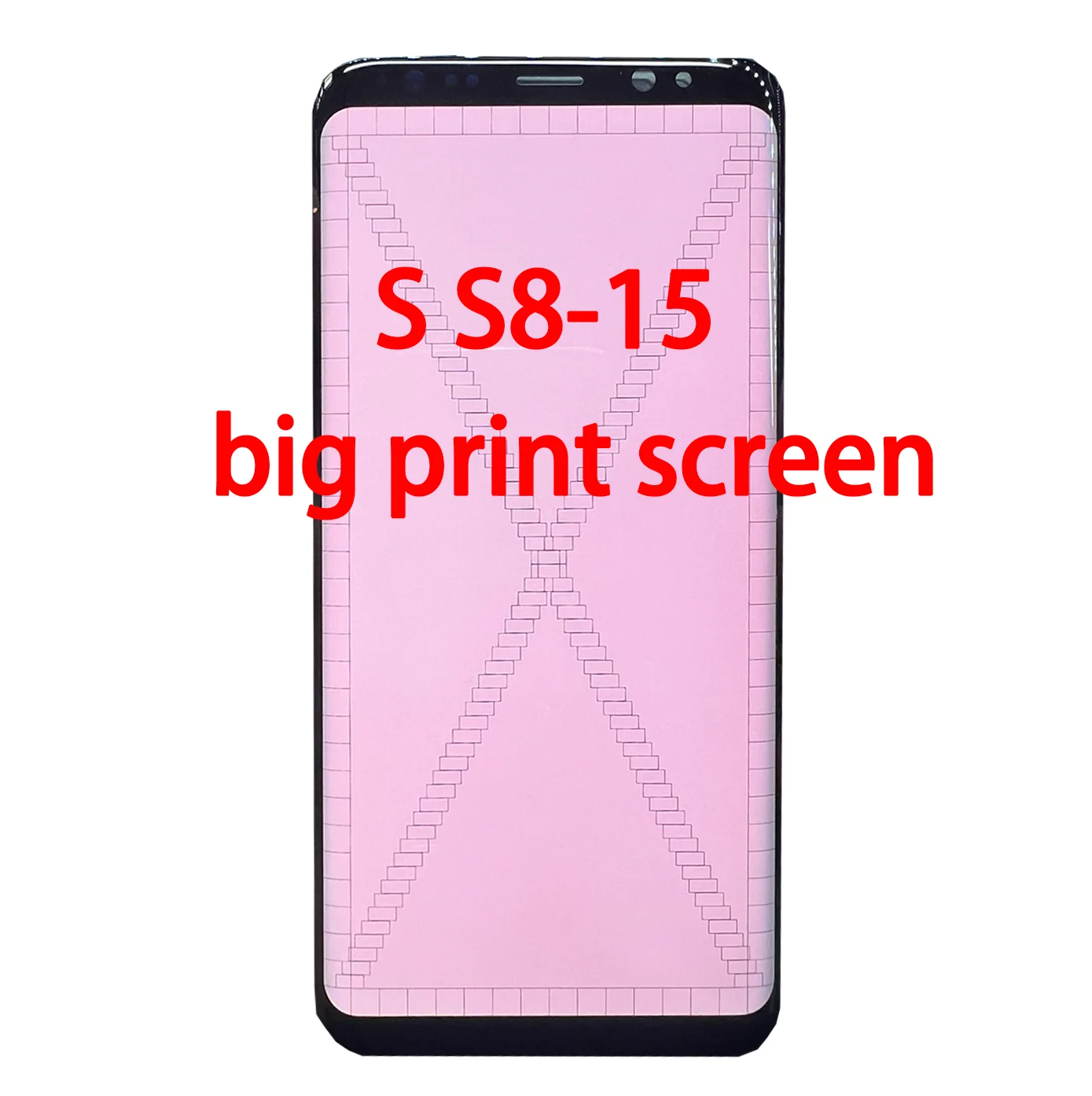 100% Tested Defect burn point line S8 For Samsung S8 G950 G950F LCD Touch Screen Digitizer Display burn shadows for S8 LCD