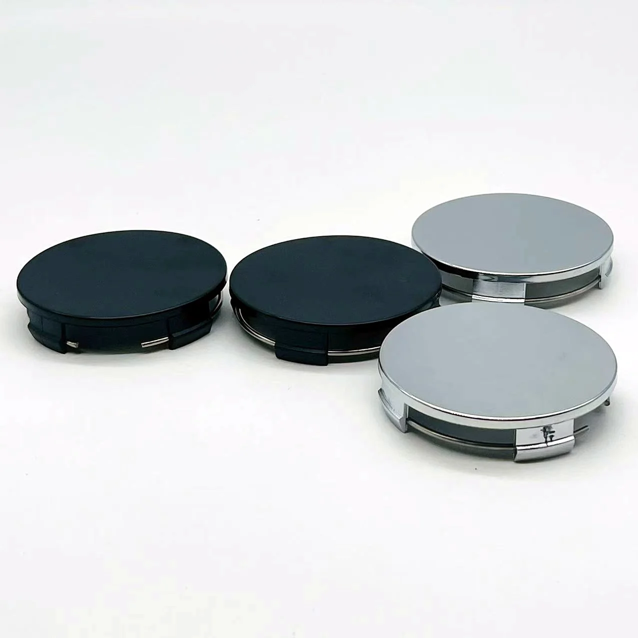 

4Pcs T65mm Universal Cars Hub Caps Car Wheel Center Caps Hubcap Sticker Tire Hub Sticker Decoration Tire Accessories