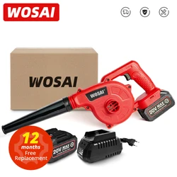 WOSAI-MT Series Cordless Elétrica Cordas Blower, Jardim Ferramentas Elétricas, Handheld Sweeper, 20V Lithium-Ion Bateria