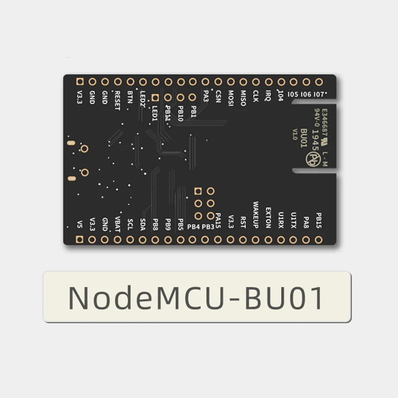 UWB Indoor Positioning Module BU01 Position DW1000 NodeMCU-BU01 Development Board Wideband Ranging 3.3V 5V Onboard PCB Antenna