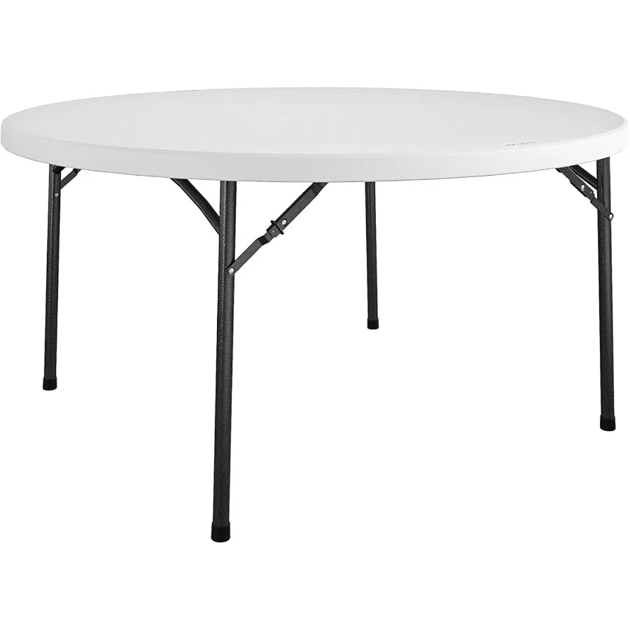 

Commercial 5' 60 Round Blow Mold Table White