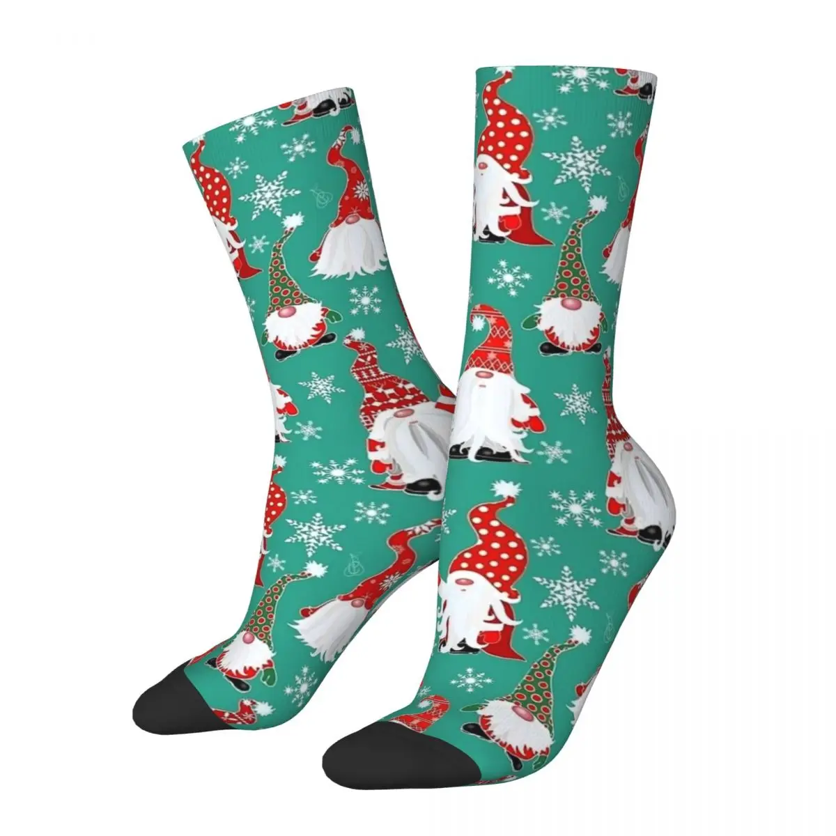 Unisex Socks Christmas Gnomes Festive Gonks Stockings Autumn Gothic Soft Socks Custom Skateboard Anti-Slip Socks