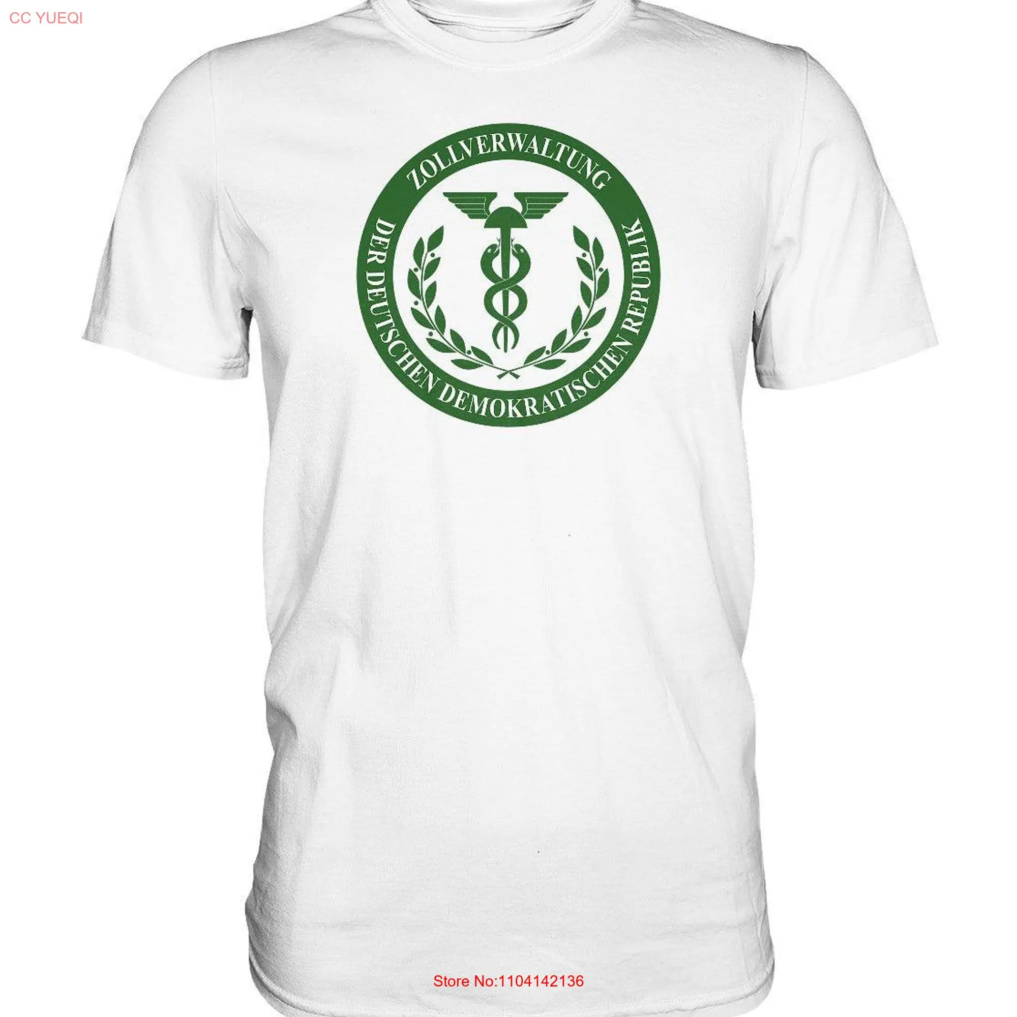 PREMIUM SHIRT UNISEX customs administration of the GDR long or short sleeves