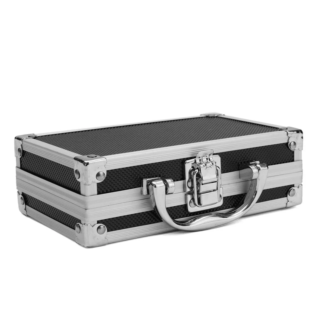 

4 Specs Portable Aluminum Tool Box Safety Equipment Instrument Box Storage Cases Suitcase Impact Resistant Case With Sponge