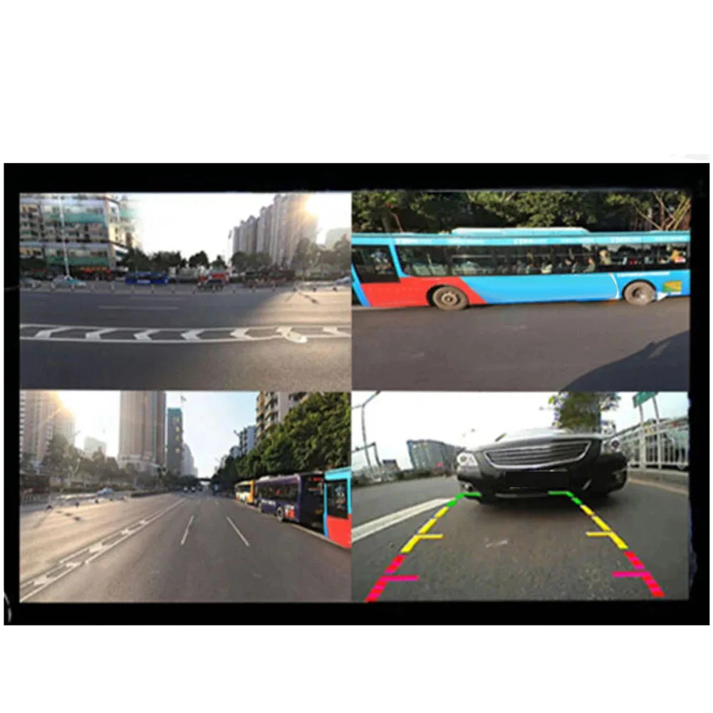 

Car 4-Channel Driving Recorder Switcher Control Car Cameras IR Control Switch Combiner Box For 360° Panoramic Image-A08Q