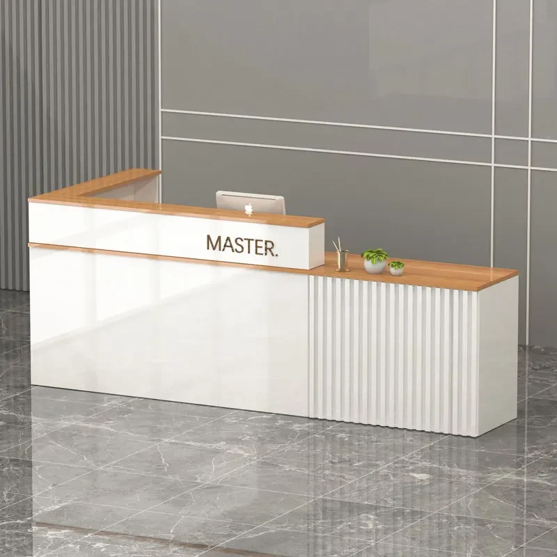 

Small Reception Church Pulpit Front Desk Lectern White Pulpitos Standing Office Shop Counter Bar Register Bureau Shop Furniture