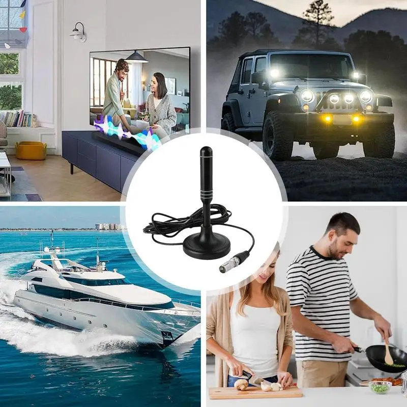 هوائي تلفزيون داخلي عالي الدقة ، مضاد للتداخل ، مريح ، تلفزيون ذكي ، يعزز المنزل