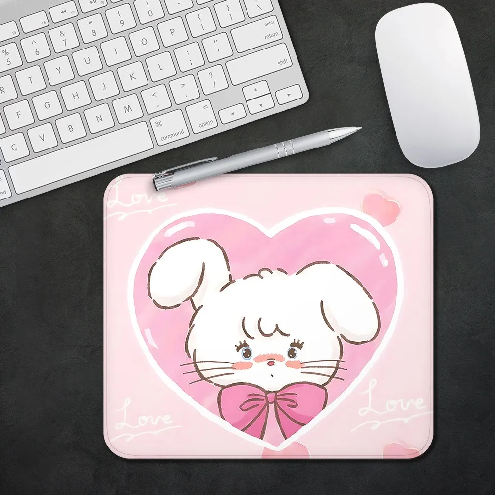 cartoon mm-mikkos cute HD Printing Computer Gamers Locking Edge Non-slip Mouse Pad 25x30CM
