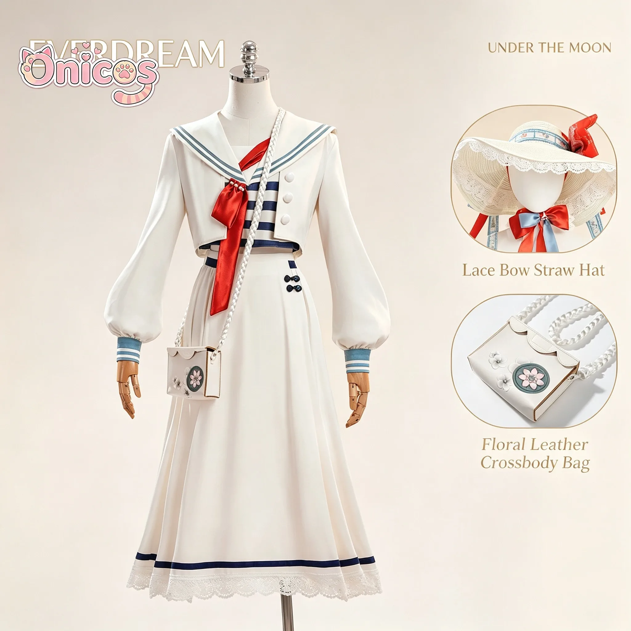 REIGN OF NIGHTFALL‌ Jiaodian‌ Focus: Holiday Snap Cosplay Costume Full Set Halloween Carnival Party Onicos