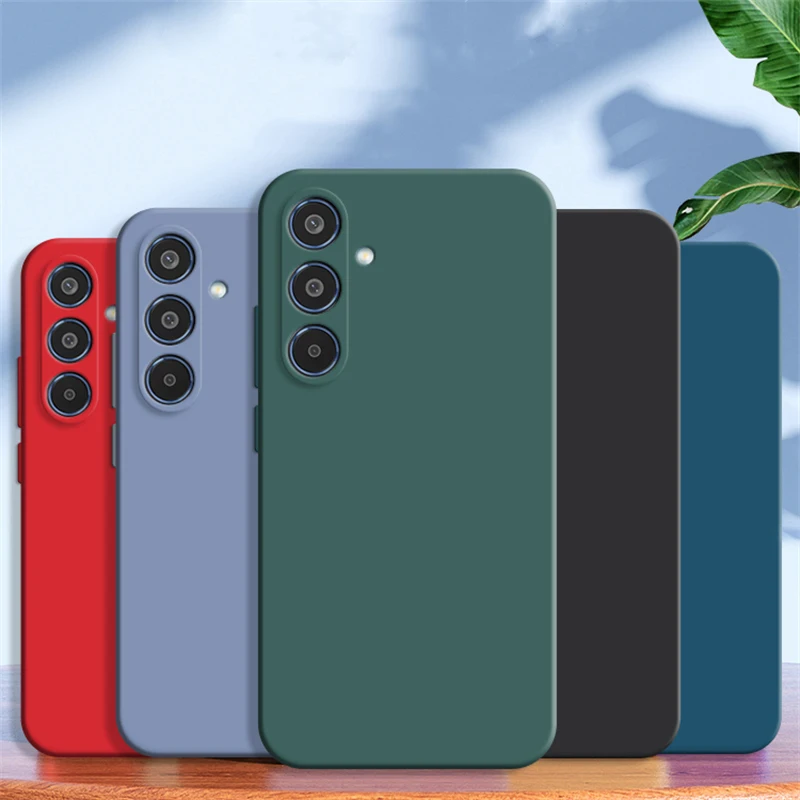 Capa de telefone de silicone líquido para samsung galaxy a14 a24 a34 a54 a04 a05 a05s a15 a25 a35 a55 a06 a16 a26 a36 a56 a07 a17 capa