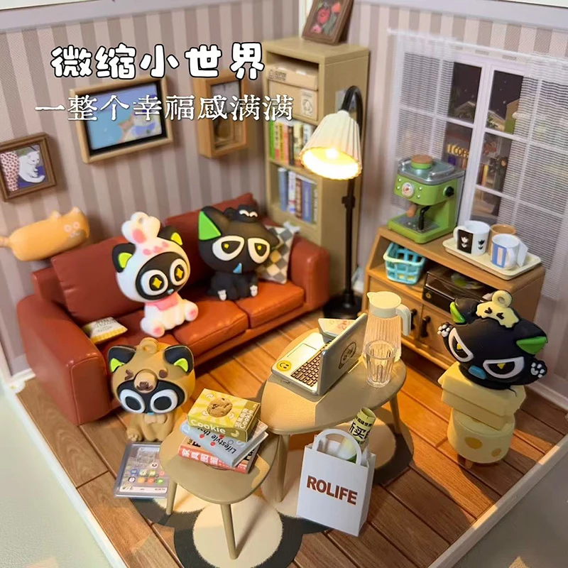 

Легенда о Hei Luo Xiao Hei, экшн-фигурка из фильма 2, Коллекционная модель, декор для стола, аниме, коллекционный подарок для фанатов