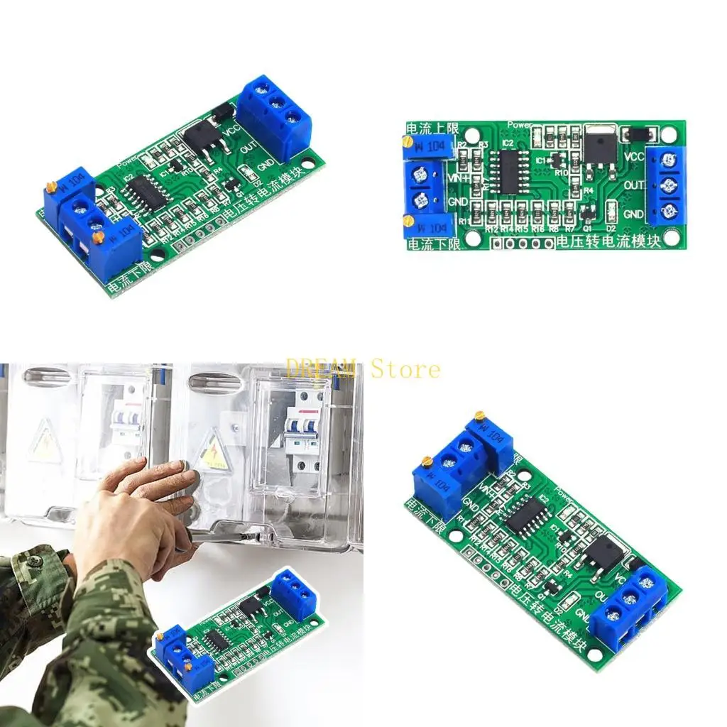 

Модуль преобразователя напряжения в ток от 0-15 В до 4-20 мА, передатчик напряжения, лучшая распродажа