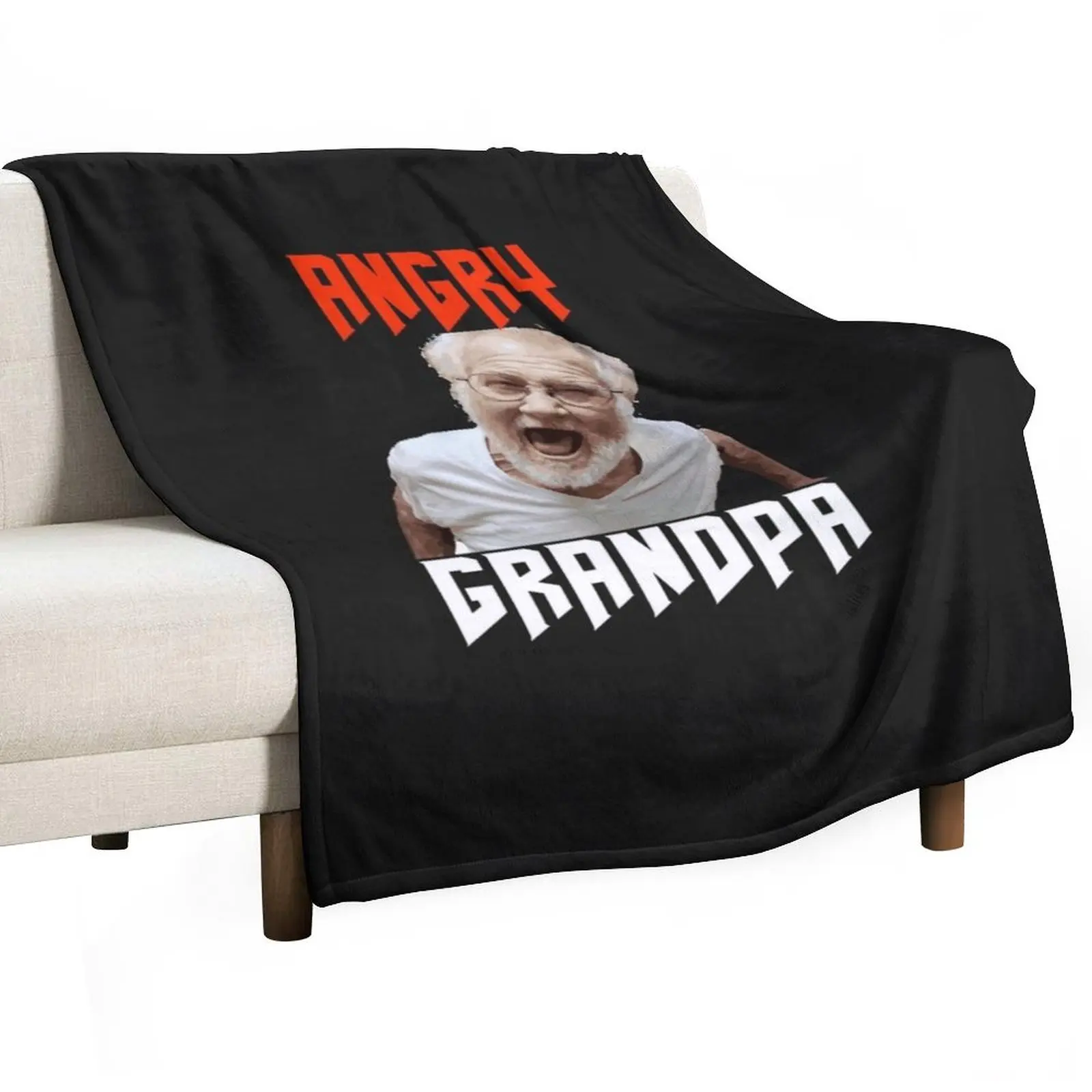 

angry grandpa Throw Blanket Sleeping Bag Beautifuls Baby Thermal Blankets