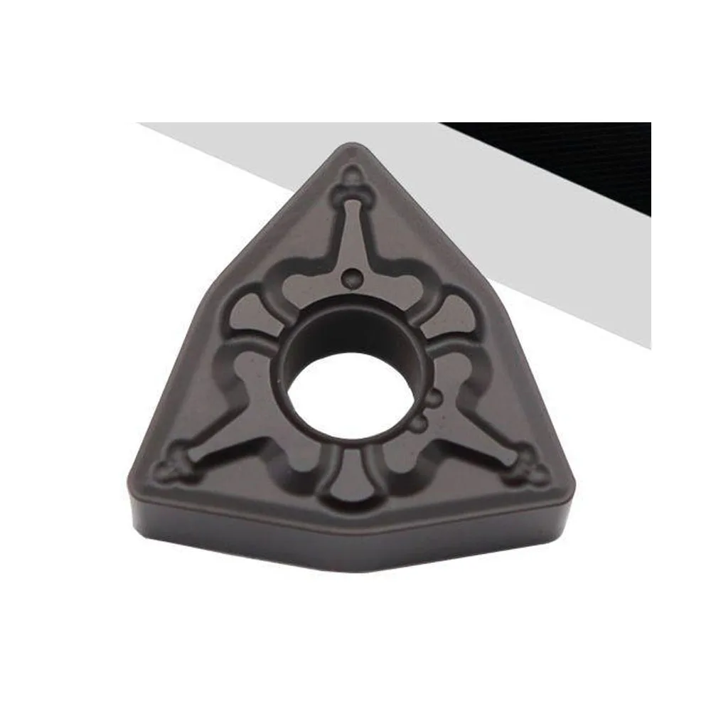

HUAZHICHUN WNMG080404/080408/080412-TM CNC peach-shaped hexagonal cylindrical blade Processing of hard steel parts