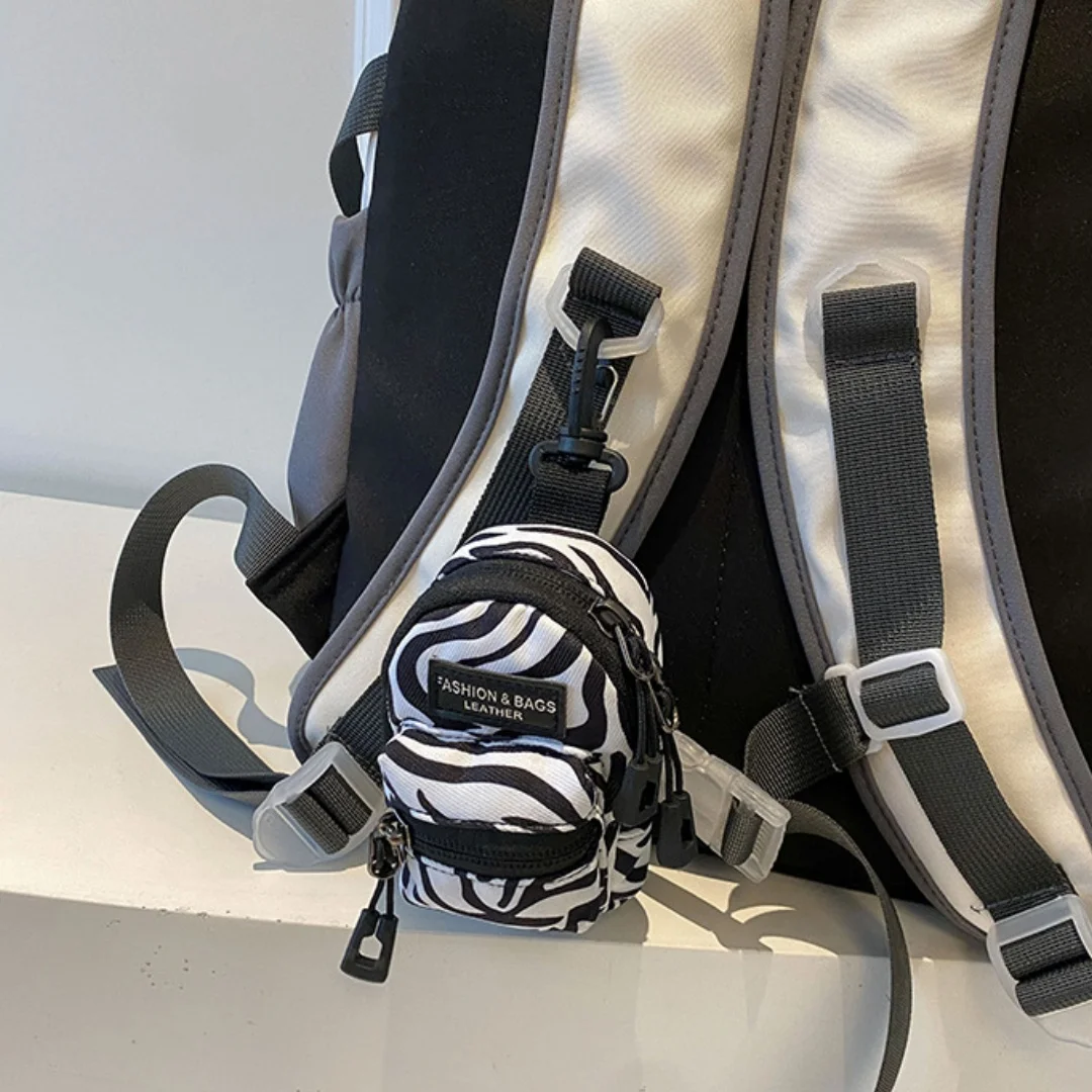 Backpack Small Pendant Coin Purses Fashion Coin Purse Portable Crossbody Bag Wallets Earphone Key Storage Bag For Men Women