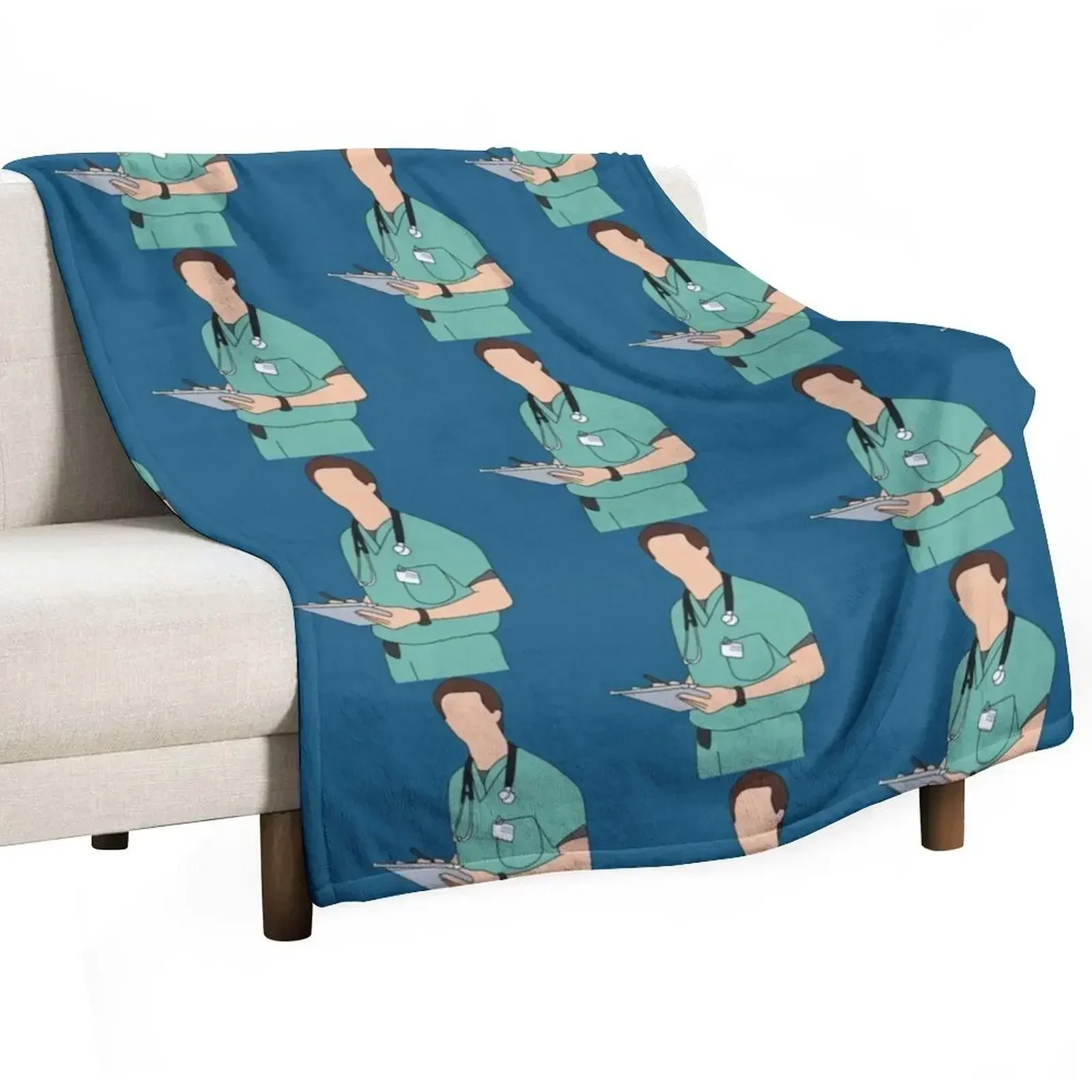 Dr. Carter ER Throw Blanket Kid'S Decorative Sofas Thermal Furrys wednesday Decoratives Blankets